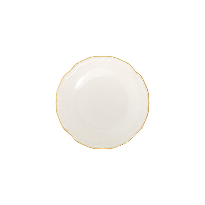 Hermia Juego de Cena Altın Yaldız Tiffany 53 YTKM Blanco y Dorado Hermia Juego de Cena Altın Yaldız Tiffany 53 YTKM Blanco y Dorado